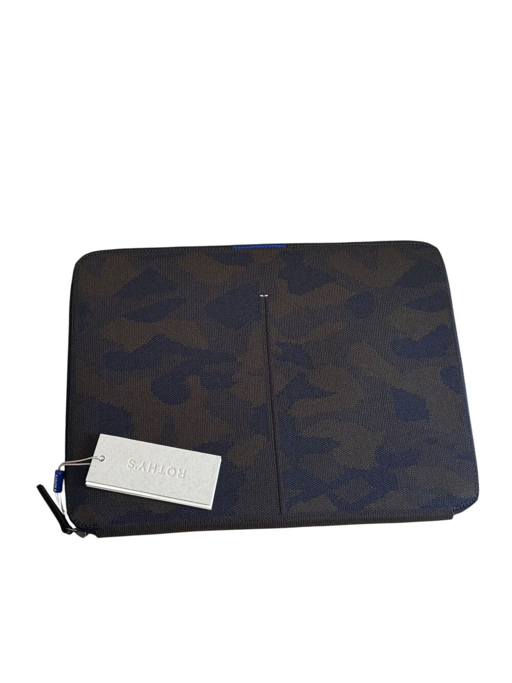 Rothy's Camo Laptop Sleeve Navy Olive Washable Case NWT